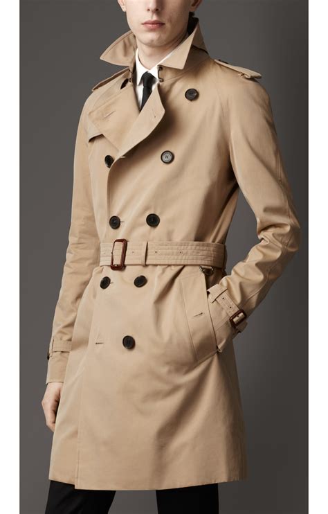 burberry long cotton gabardine trench coat mens|discounted Burberry trench coats.